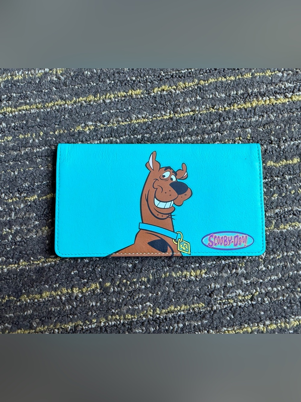 NEW Scooby-Doo Hanna-Barbera Turquoise Checkbook Cover Wallet